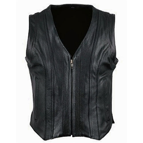 Women Leather Vest