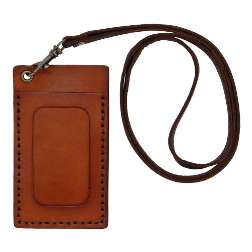 Leather ID Badge Holder