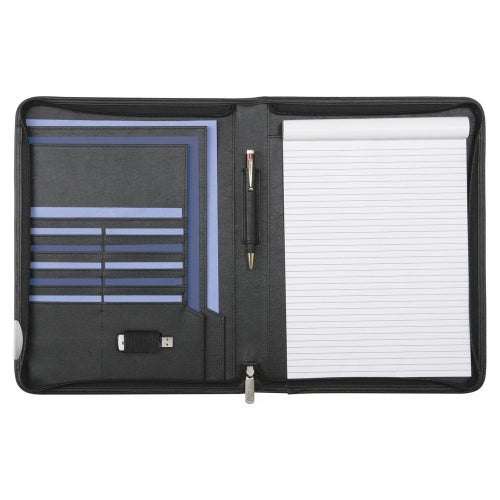 Leather A4 Zipfolio