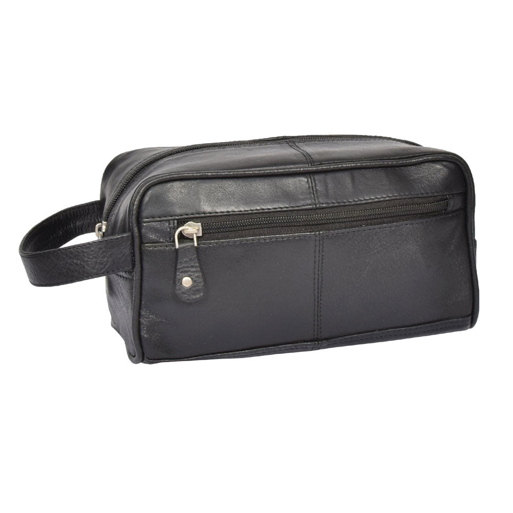 Leather Wash Bag (Small)