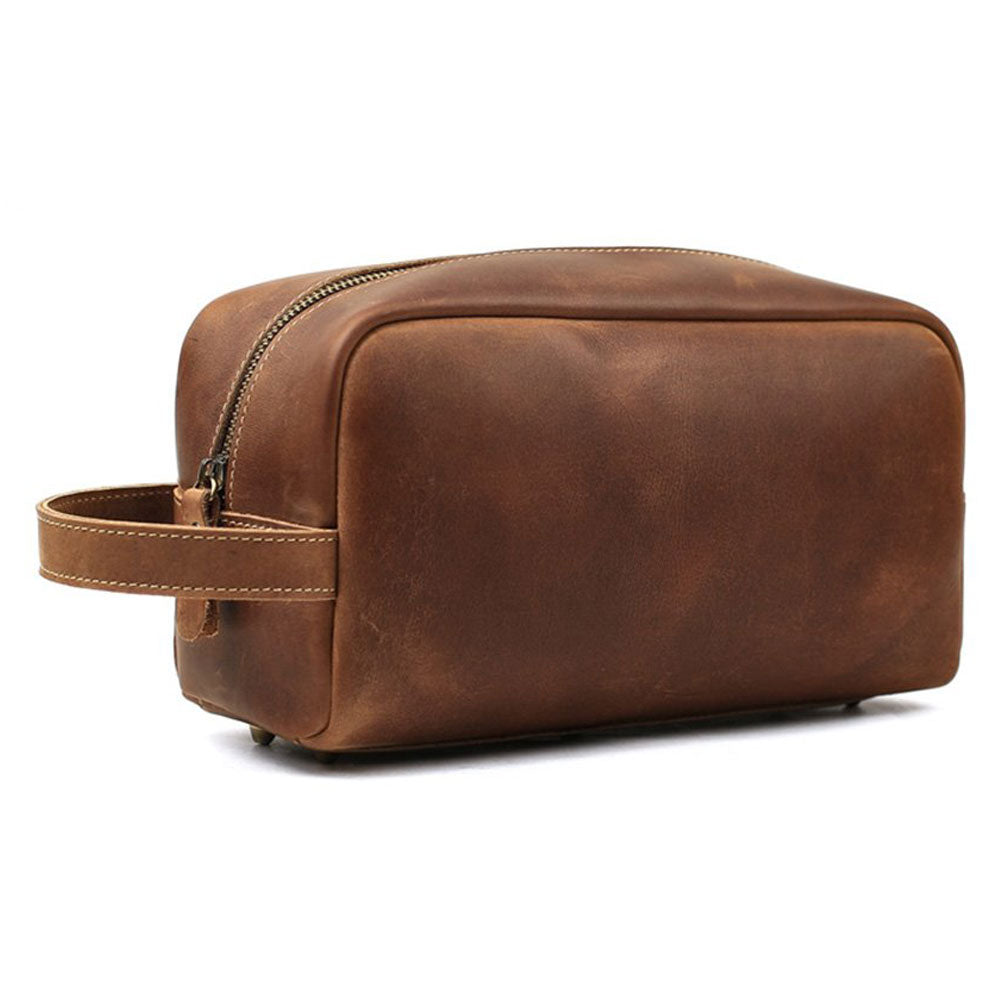 Leather Wash Bag