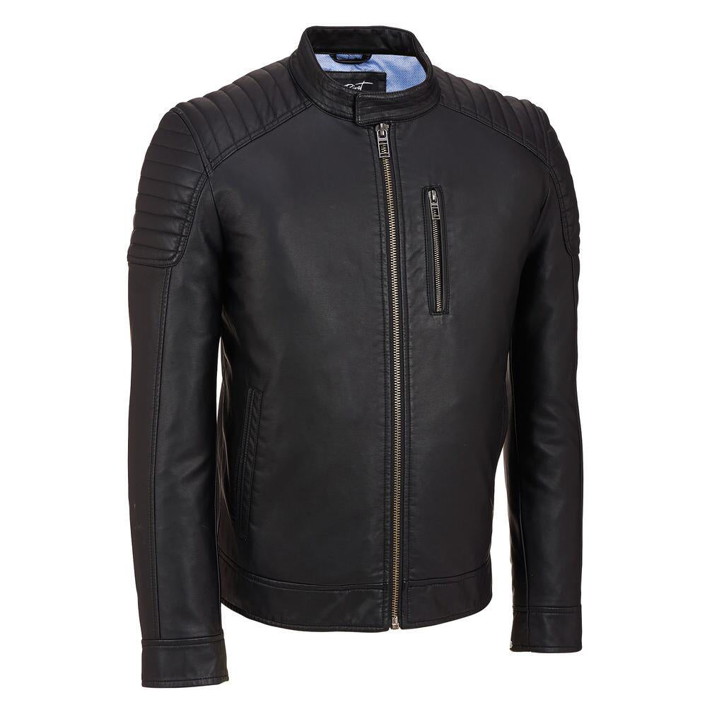 Men Motorcycle Leather Jacket