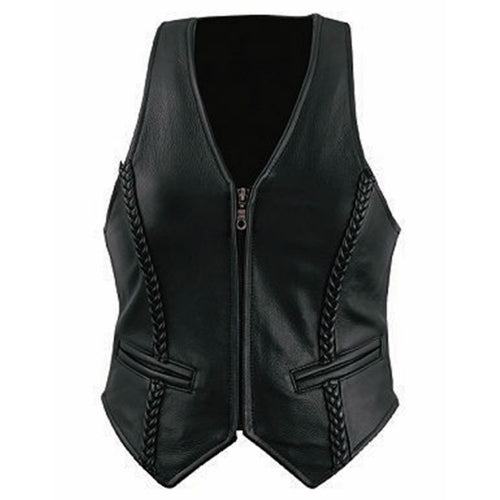 Women Leather Vest