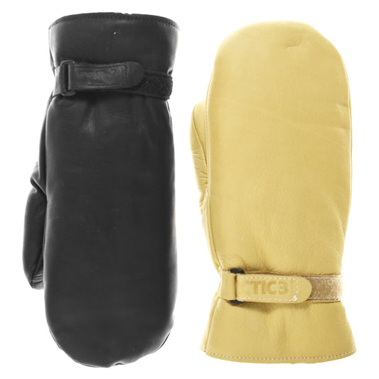 Men Leather Mittens