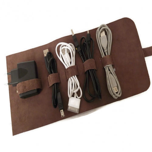 Leather Cable Holder