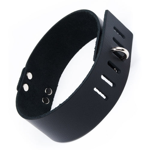 Locking Leather Collar, 1 1/2"