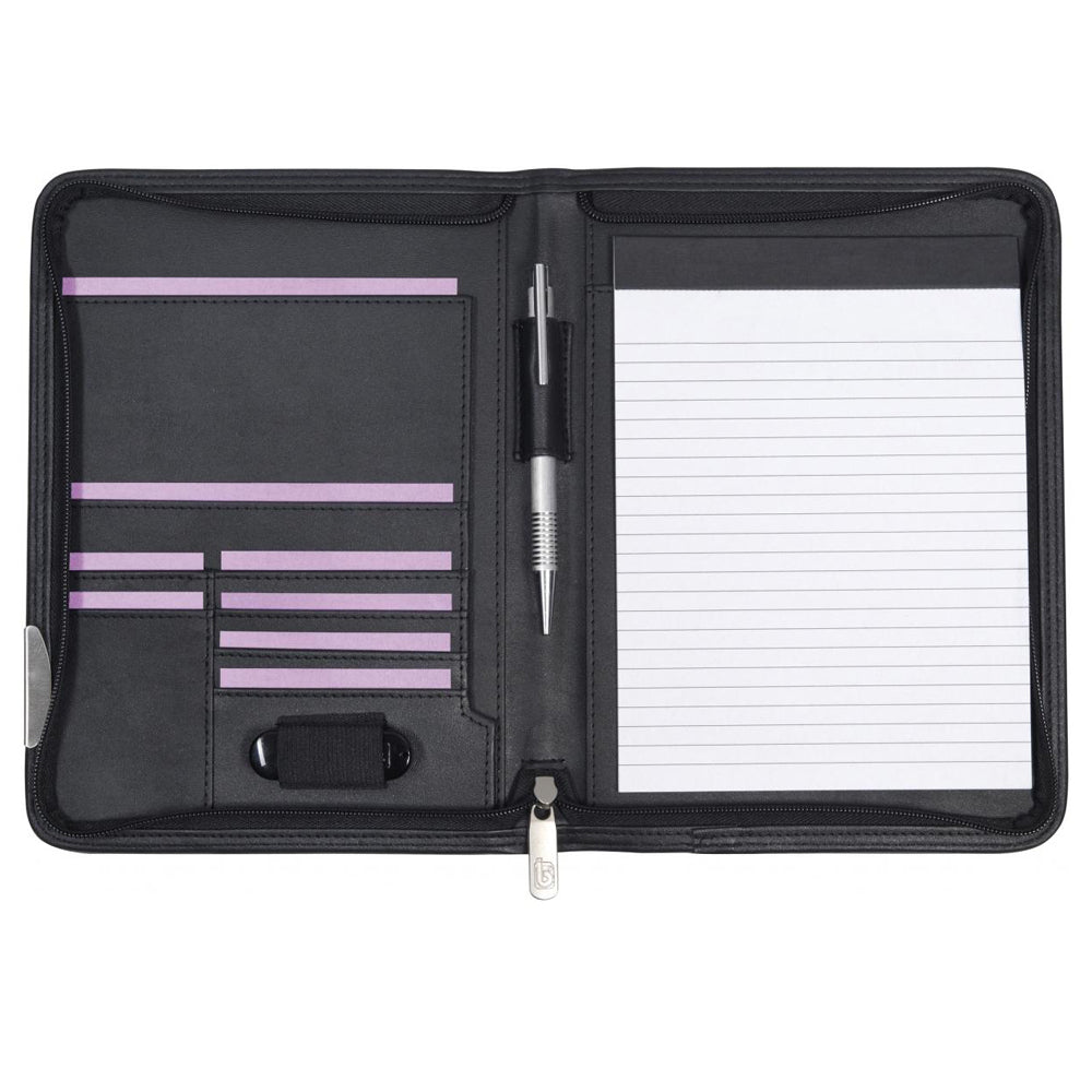 Leather A5 Zipfolio