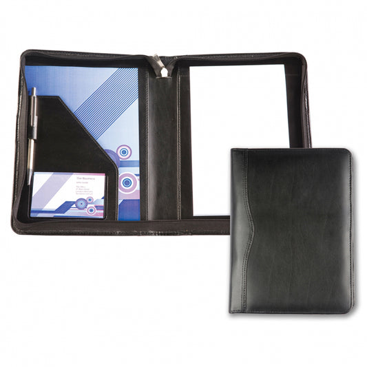 Leather A5 Zipped Conference Folder