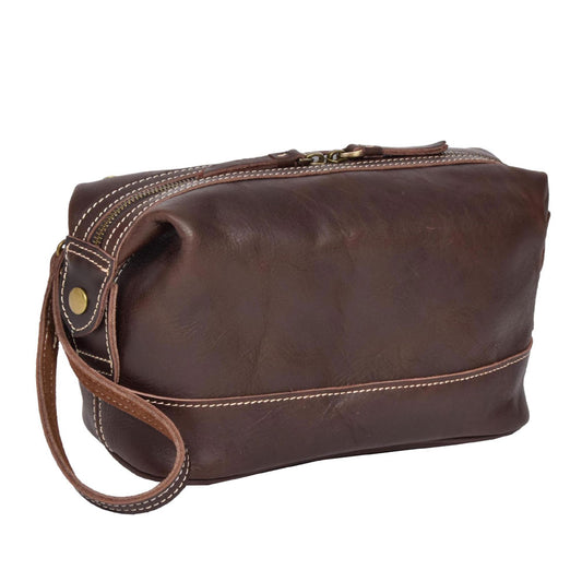Leather Wash Bag