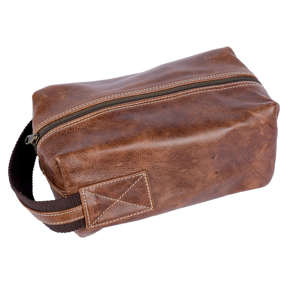 Leather Wash Bag